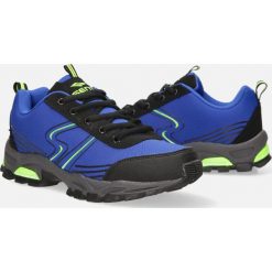 Niebieskie buty sportowe sznurowane softshell casu b1808-4. Niebieskie buty sportowe damskie Casu, bez wzorów, z softshellu, sportowe. Za 99,99 zł.