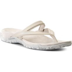 Japonki MERRELL - Terran Ari Post J94400 Argent. Brązowe klapki damskie marki Merrell, bez wzorów, ze skóry, bez obcasa. Za 199,00 zł.