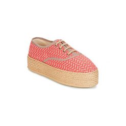 Espadryle Betty London CHAMPIOLA. Różowe espadryle damskie Betty London, bez wzorów, bez obcasa. Za 159,20 zł.