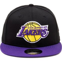 New Era - Czapka. Czarne czapki męskie New Era, z aplikacjami, z bawełny. W wyprzedaży za 119,90 zł.