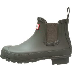Buty zimowe damskie: Hunter ORIGINAL CHELSEA ONE TAB Kalosze dark olive