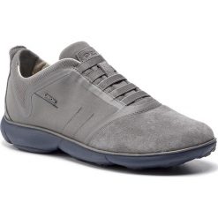 Półbuty GEOX - U Nebula B U54D7B 01122 C1006 Grey. Szare półbuty męskie Geox, na co dzień, bez wzorów, ze skóry, bez zapięcia. W wyprzedaży za 379,00 zł.