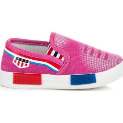 Buty sportowe dziewczęce: Wsuwane trampki dla dziewczynki DAMIAN odcienie różu