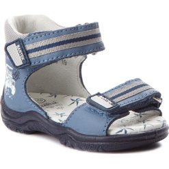 Sandały BARTEK - 31568/307 Niebieski. Niebieskie sandały chłopięce Bartek, ze skóry, bez zapięcia. Za 179,90 zł.