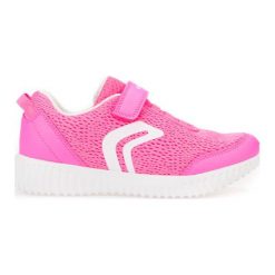 Geox Tenisówki Dziewczęce Waviness 36 Różowe. Różowe trampki dziewczęce Geox, na lato, bez wzorów, bez zapięcia. W wyprzedaży za 149,00 zł.