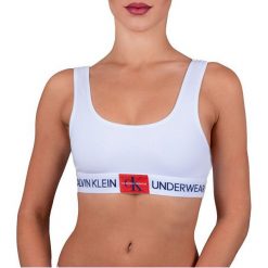 Calvin Klein Sport Biustonosz Brate Bez Podszewki White W / Bold Granatowy I Maniakalny Czerwony Patch qf4918e -1. Czerwone biustonosze sportowe marki Calvin Klein. Za 155,00 zł.
