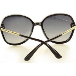 Luksusowe okulary przeciwsłoneczne mazzini round fashion czarny. Czarne okulary przeciwsłoneczne damskie LOOKS STYLE EYEWAER, klasyczne, owalne. W wyprzedaży za 59,90 zł.