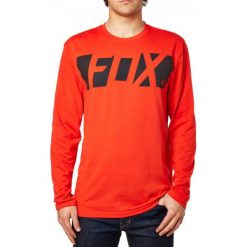 FOX T-Shirt Męski Cease Ls Tech Tee M Czerwony. Czerwone t-shirty męskie marki FOX, m. W wyprzedaży za 106,00 zł.