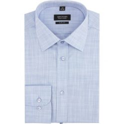 Koszula versone 2765 długi rękaw slim fit niebieski. Niebieskie koszule męskie Recman, m, bez wzorów, bez kołnierzyka, z długim rękawem. Za 139,00 zł.