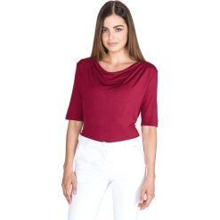 Tom Tailor Koszulka Czerwony. Czerwone koszulki damskie Tom Tailor, m, bez wzorów, z elastanu, bez kołnierzyka. Za 102,95 zł.