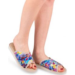 Kapcie damskie Natural Style NS-034 Niebieskie. Niebieskie kapcie damskie NATURAL STYLE, z bawełny. Za 29,00 zł.