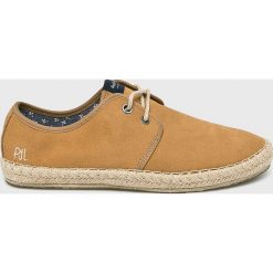 Pepe Jeans - Tenisówki Tourist Basic. Niebieskie trampki męskie Pepe Jeans, bez wzorów, z jeansu, na sznurówki. W wyprzedaży za 219,90 zł.
