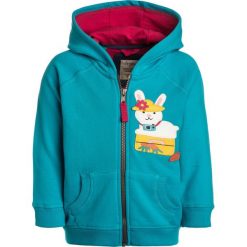 Bluzy chłopięce: Frugi BABY HAYLE HOODY Bluza rozpinana turquoise