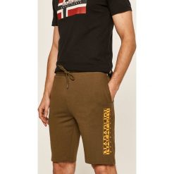 Napapijri - Szorty. Zielone spodenki i szorty męskie Napapijri, xl, z nadrukiem, z bawełny, casualowe. Za 339,90 zł.