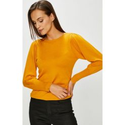 Only - Sweter. Szare swetry klasyczne damskie ONLY, l, z dzianiny, z okrągłym kołnierzem. W wyprzedaży za 99,90 zł.