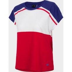 T-shirt damski. T-shirty damskie m, bez wzorów, z bawełny, bez kołnierzyka. W wyprzedaży za 59,99 zł.