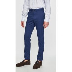 Tommy Hilfiger - Spodnie Denton. Niebieskie chinosy męskie marki TOMMY HILFIGER, z elastanu. Za 449,90 zł.