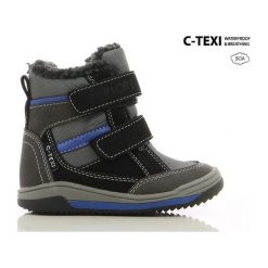 V+J Buty Zimowe Za Kostkę Chłopięce 25 Ciemnoszary. Czarne buty chłopięce zimowe marki V+J, za kostkę, na rzepy. Za 165,00 zł.