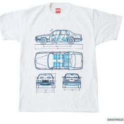 Koszulka BMW 7 OLD tshirt. Szare koszulki męskie Pakamera, m, z nadrukiem, bez kołnierzyka, bez rękawów. Za 77,00 zł.