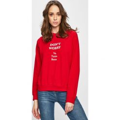 Tally Weijl - Bluza. Białe bluzy damskie marki TALLY WEIJL, s, z nadrukiem, z bawełny, bez rękawów, bez kaptura. Za 39,90 zł.