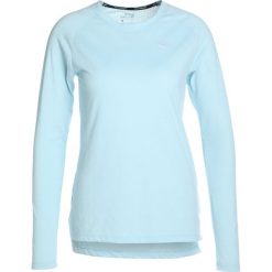 Nike Performance BREATHE TAILWIND Koszulka sportowa ocean bliss/reflective silver. Niebieskie topy sportowe damskie marki Nike Performance, xl, z bawełny. W wyprzedaży za 161,10 zł.
