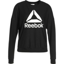 Reebok WOR CREW NECK Koszulka sportowa black. Czarne topy sportowe damskie marki Reebok, xs, z elastanu, z długim rękawem. W wyprzedaży za 188,10 zł.