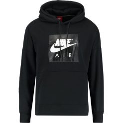 Nike Sportswear HOODIE Bluza z kapturem black/white. Czarne bluzy damskie Nike Sportswear, xs, z bawełny, z kapturem. W wyprzedaży za 269,10 zł.