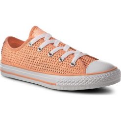 Trampki CONVERSE - Ctas Ox 656061C Sunset Glow/Sun. Pomarańczowe półbuty damskie marki Converse, bez wzorów, z gumy, bez zapięcia. W wyprzedaży za 169,00 zł.