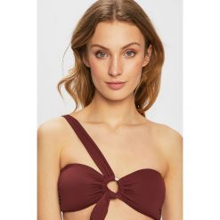 Seafolly - Biustonosz kąpielowy. Brązowe stroje kąpielowe damskie Seafolly, bez wzorów, z elastanu. W wyprzedaży za 179,90 zł.