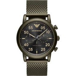 Biżuteria i zegarki męskie: Emporio Armani Zegarek chronograficzny grün ip