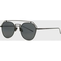 Kazar Studio - Okulary przeciwsłoneczne. Czarne okulary przeciwsłoneczne damskie Kazar Studio, okrągłe. W wyprzedaży za 159,90 zł.