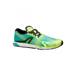 Buty do chodu sportowego RW 900 w kolorze żółto-niebieskim. Żółte buty do fitnessu damskie marki NEWFEEL, z gumy. Za 219,99 zł.