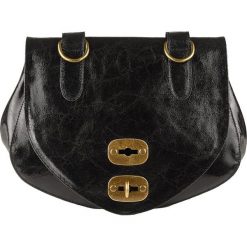 Torebki klasyczne damskie: Skórzana torebka w kolorze czarnym – 29 x 19 x 13 cm
