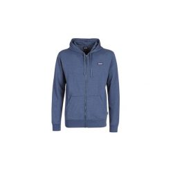Bluzy Patagonia M'S P-6 LABEL LW FULL-ZIP HOODY. Niebieskie bluzy męskie marki Patagonia, s, bez wzorów, bez kołnierzyka, bez rękawów, bez kaptura. Za 309,00 zł.