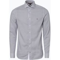 Tommy Hilfiger - Męska koszula z dodatkiem lnu, niebieski. Niebieskie koszule męskie TOMMY HILFIGER, s, bez wzorów, bez kołnierzyka, bez rękawów. Za 449,95 zł.