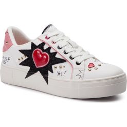Sneakersy ALDO - Miralisa 58960274 70. Białe półbuty damskie ALDO, na co dzień, bez wzorów, ze skóry ekologicznej, bez obcasa, na płaskiej podeszwie, bez zapięcia. W wyprzedaży za 239,00 zł.