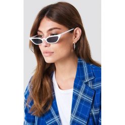 NA-KD Accessories Okulary przeciwsłoneczne retro - White. Białe okulary przeciwsłoneczne damskie marki NA-KD Accessories, retro. W wyprzedaży za 40,47 zł.