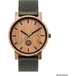 Drewniany Zegarek | Donald Nylon. Brązowe zegarki męskie Pakamera. Za 299,00 zł.