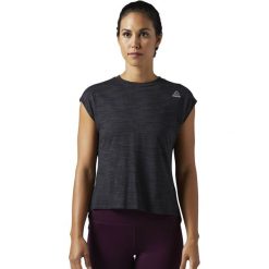 Topy sportowe damskie: Reebok Koszulka damska Elements Marble szara r. M (BS3915)