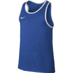 T-shirty męskie: Nike Koszulka męska Dry Tank niebieska r. M (830953-480)
