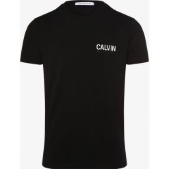 Calvin Klein Jeans - T-shirt męski, czarny. Czarne t-shirty męskie Calvin Klein Jeans, s, z nadrukiem, z jeansu, bez kołnierzyka. Za 179,95 zł.