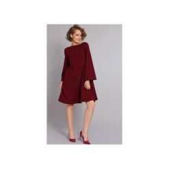 Sukienka Stylish Gal - bordo. Czerwone sukienki balowe marki Madnezz, l, z aplikacjami, z bawełny, z dekoltem na plecach. Za 249,00 zł.