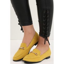 Żółte Mokasyny Timeless Chic. Żółte mokasyny damskie Born2be. Za 59,99 zł.