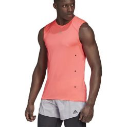 ADIDAS HEAT.RDY SLEEVELESS TEE > GK3427. Koszulki męskie Adidas, xl, bez wzorów, z poliesteru, sportowe, z okrągłym kołnierzem, bez rękawów. Za 189,99 zł.