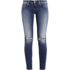 Replay LUZ Jeans Skinny Fit blue denim. Niebieskie jeansy damskie Replay, z elastanu. W wyprzedaży za 274,50 zł.