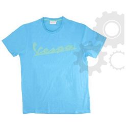 Tshirt męski Vespa błękitny rozmiar M. Niebieskie t-shirty męskie Vespa, m, bez wzorów, bez kołnierzyka. Za 151,40 zł.
