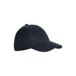 Czapka z daszkiem baseball BA 550. Czarne czapki z daszkiem damskie marki KIPSTA, z bawełny. Za 29,99 zł.