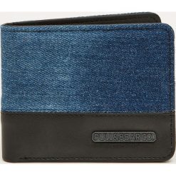 Portfele męskie: Dwukolorowy portfel z denimu