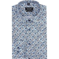 Koszula davis 2890 długi rękaw slim fit niebieski. Niebieskie koszule męskie marki Recman, m, bez wzorów, bez kołnierzyka, z długim rękawem. Za 179,00 zł.