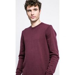 Bench - Sweter. Brązowe swetry klasyczne męskie marki Bench, m, z bawełny, z okrągłym kołnierzem. W wyprzedaży za 89,90 zł.